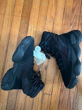 All-Black Yeezy 500 Tactical Style Ankle Boots